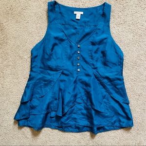 Women’s JCrew 100% silk tank top